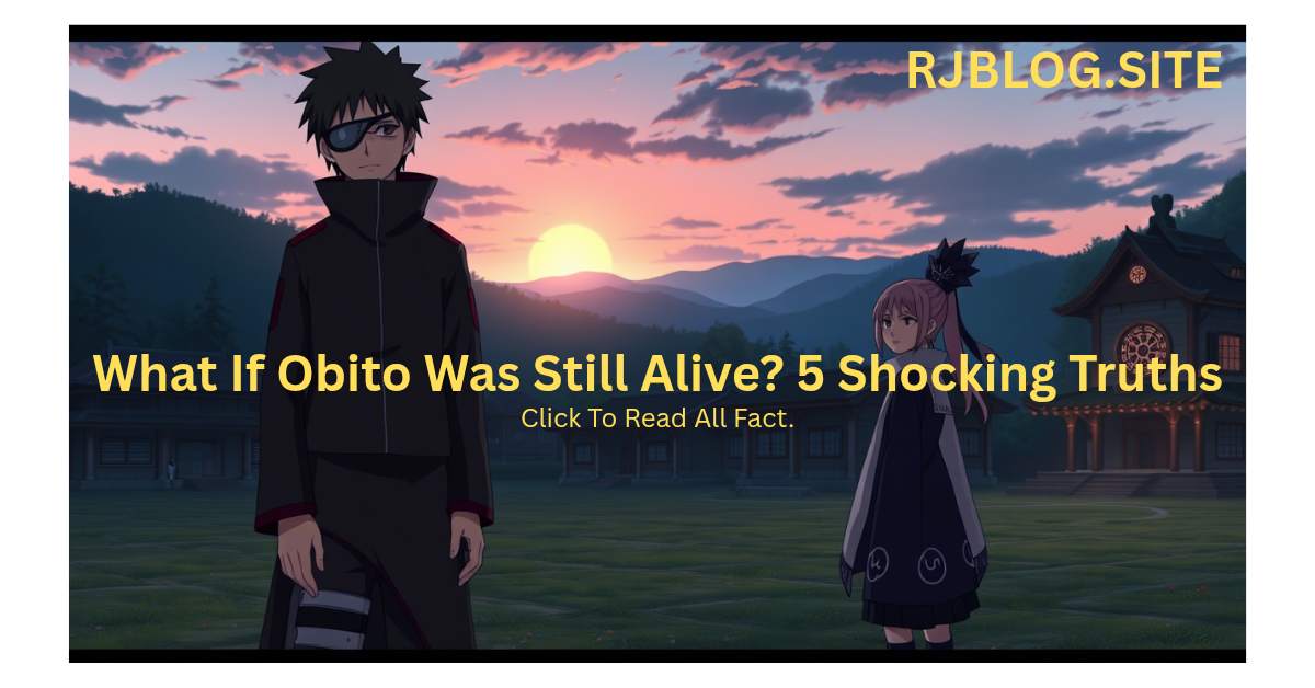 What If Obito Was Still Alive? 5 Shocking Truths That Could’ve Changed Naruto Forever Ai Art Style Poster